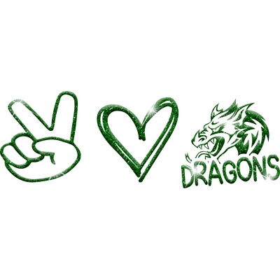 GLT86 GREEN GLITTER Thumbnail